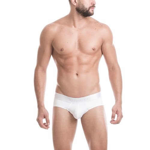 BRIEF  CRISTALINO MICROFIBRA BLANCO