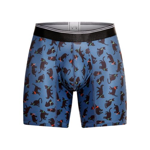 BOXER MEDIO BLACK CATS AZUL
