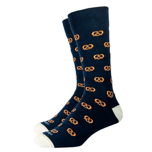 MEDIAS CASUAL BASSTO PRETZELS AZUL