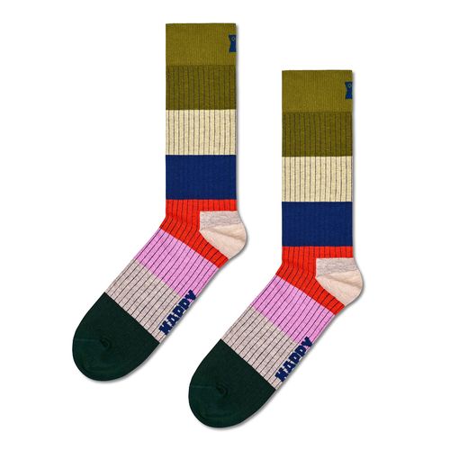 MEDIA CASUAL P000085-3300 RAYAS VERDE
