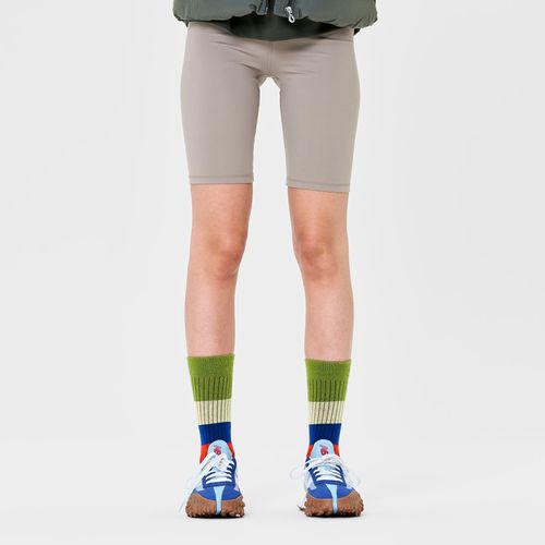 MEDIA CASUAL P000085-3300 RAYAS VERDE
